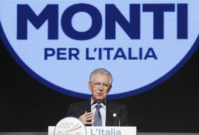 Να μην αφήσουμε την Ιταλία στα χέρια των ανίκανων, λέει ο Μόντι